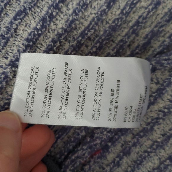 Free People Trouble Maker Colorful Rainbow Striped Cardigan Size M - Picture 12 of 12